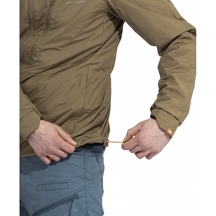 Giacca a vento ANEMOS, nero