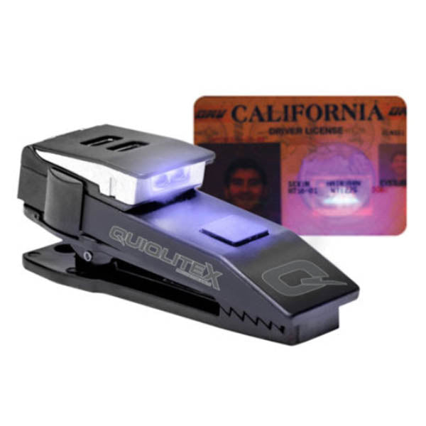 LED vivavoce QUIQLITE X, LED UV/bianco, 75 lumen, batteria inclusa