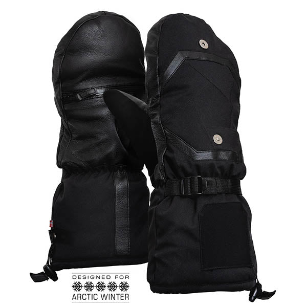 VALLERRET, foto guanti ALTA OVERMITT NERO