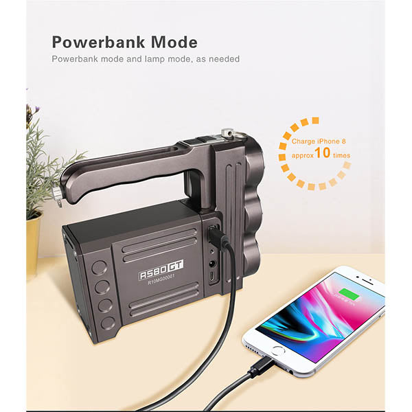 Searchlight RS80GT, 10.000 lumen (batteria inclusa)