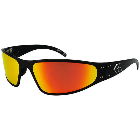 Occhiali da sole WRAPTOR specchiati (Nero/Fumè/sunburst)