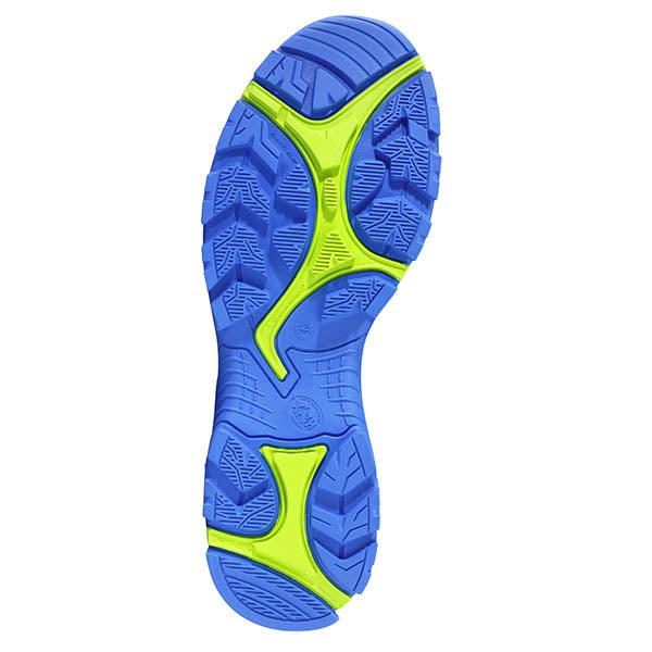 BLACK EAGLE SAFETY 40, basso/blu-agrumi, classe di sicurezza S3