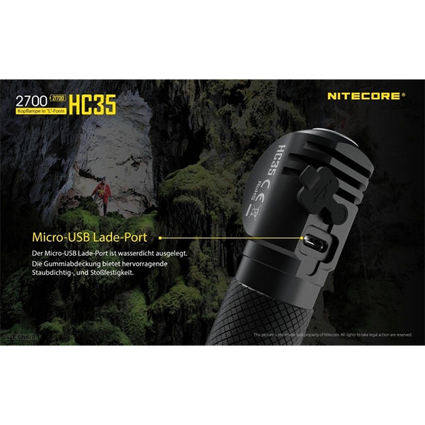 PROIETTORE A LED HC35 - 2.700 lumen, batteria inclusa