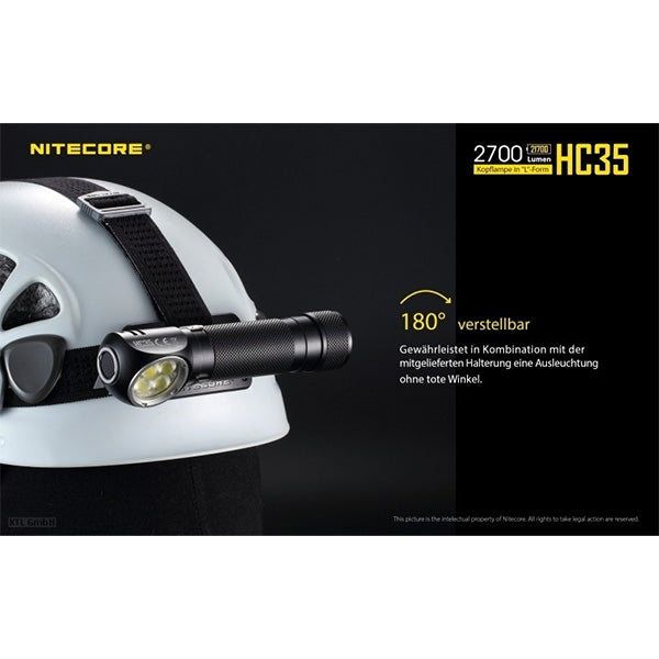 PROIETTORE A LED HC35 - 2.700 lumen, batteria inclusa