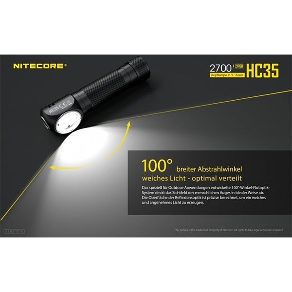 PROIETTORE A LED HC35 - 2.700 lumen, batteria inclusa
