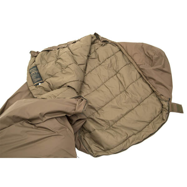 TROPEN Kunstfaserschlafsack, sand, Grösse M, Reissverschluss links