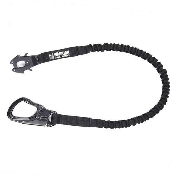 Personal Retention Lanyard with FROG Clip & TANGO Carabiner, black