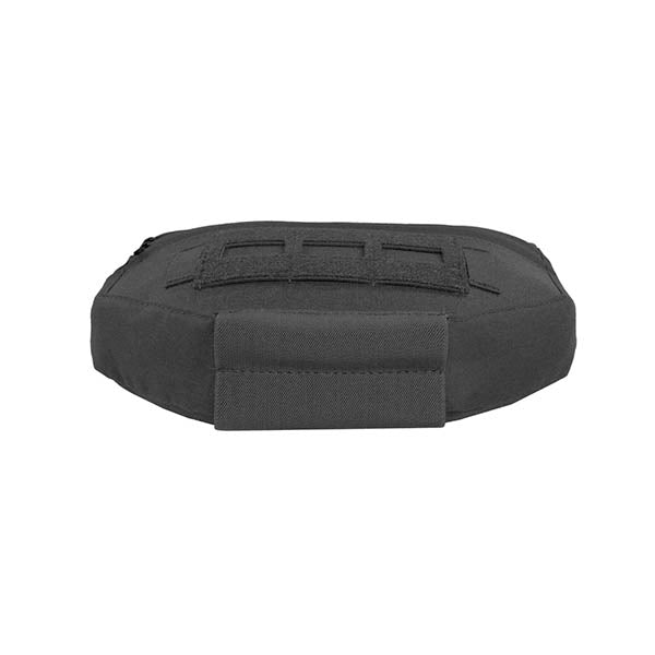 Pochette utilitaire Velcro déroulante découpée au laser, noire