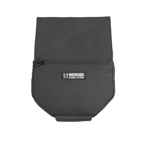 Pochette utilitaire Velcro déroulante découpée au laser, noire