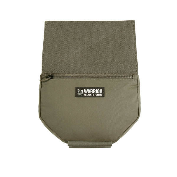 Pochette utilitaire Velcro déroulante découpée au laser, vert ranger