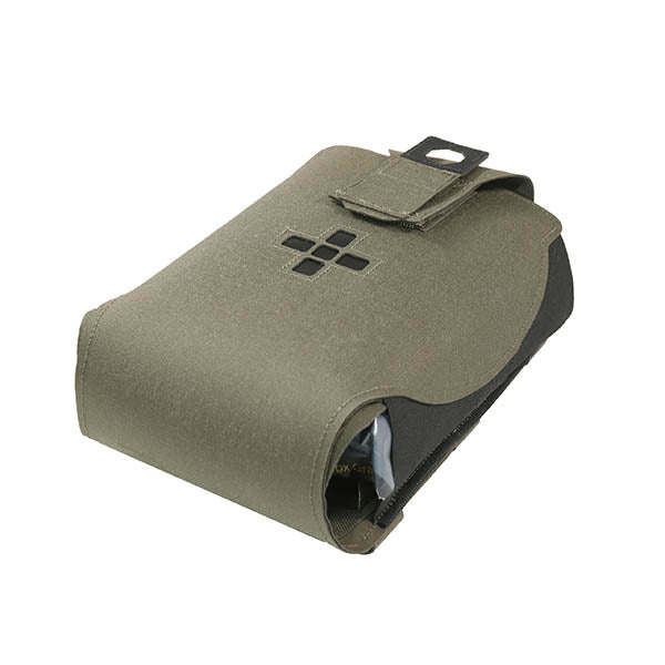 Kit di pronto soccorso individuale orizzontale grande tagliato al laser, verde ranger