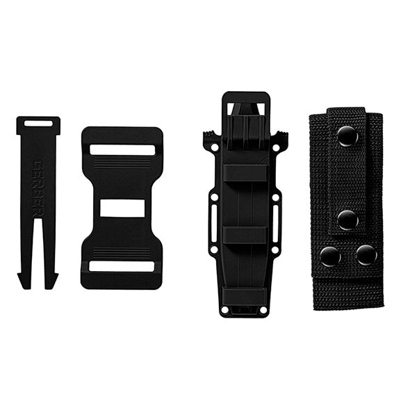 Coltello tattico STRONGARM, affilatura liscia, nero