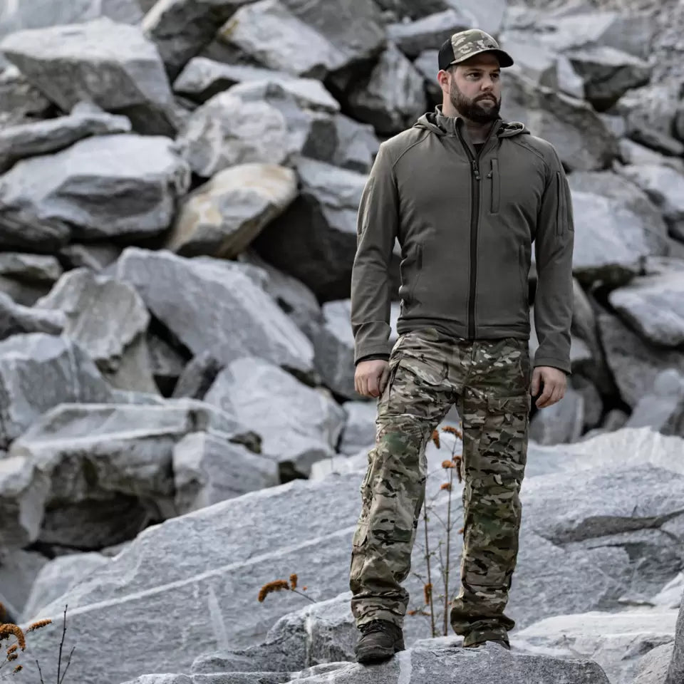 Giacca outdoor LOFTSHELL CLIMATE, oliva