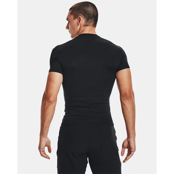 UNDER ARMOR TACTICAL, T-shirt Compression HeatGear (raffreddante), nera