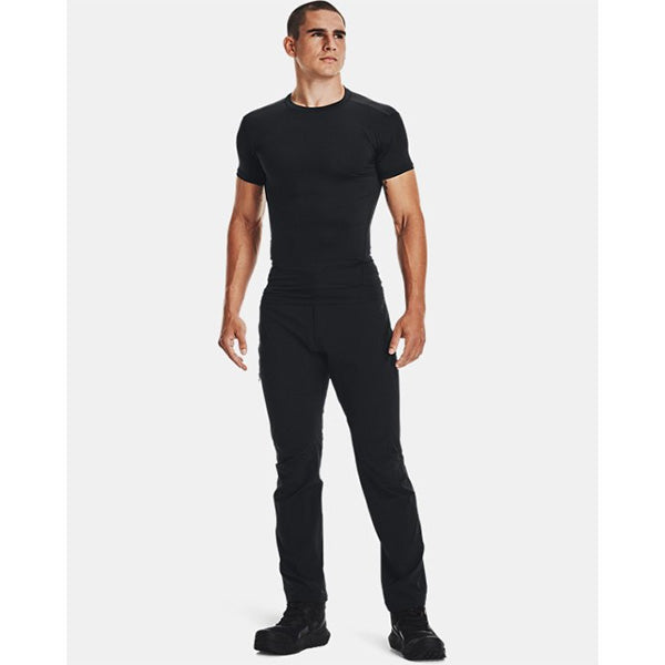 UNDER ARMOR TACTICAL, T-shirt Compression HeatGear (raffreddante), nera