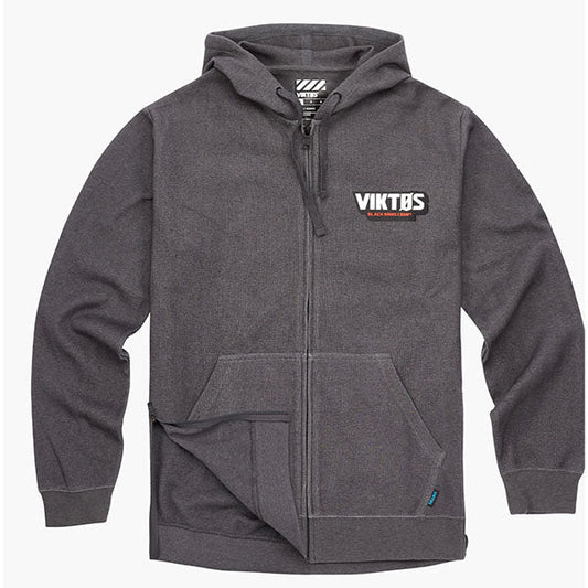 Hoodie GUNVENT STICKUP, dark grey heather