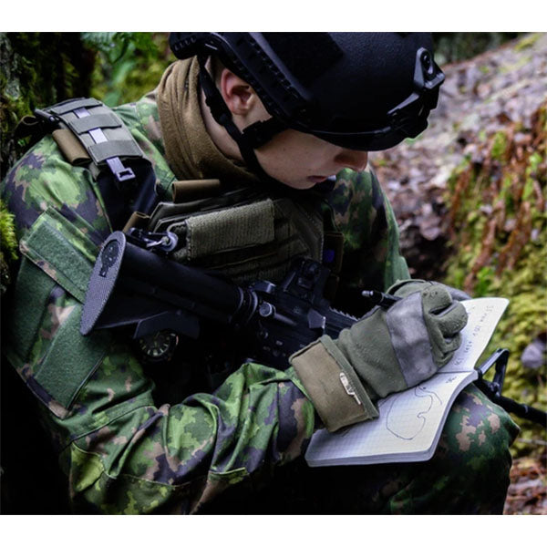 ANY WEATHER ONE PAPER, blocco note a spirale 96x148mm, 50 fogli, verde militare