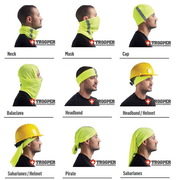 BUFF PROFESSIONAL, COLD Protection Neckwear, MERINO Wool THERMAL, black