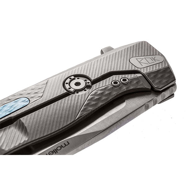 Couteau pliant ROK, aluminium, noir