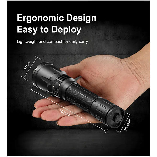 Taktische LED Taschenlampe XT21X PRO, 4'400 Lumen (inkl. Akku)