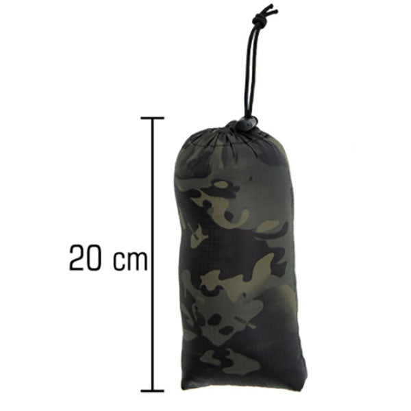 Cuscino da viaggio, multicam nero