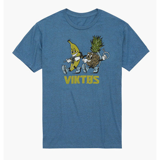 T-Shirt FORBIDDEN FRUIT TEE, indigo heather
