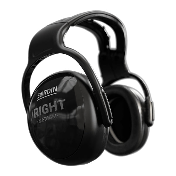 Protezione acustica SORDIN SINISTRA/DESTRA, Media, Fascia, nera