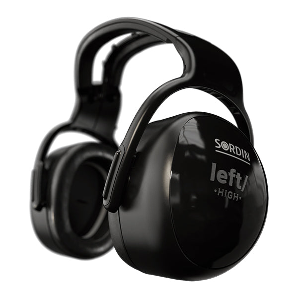 Protezione acustica SORDIN SINISTRA/DESTRA, alta, fascia, nera