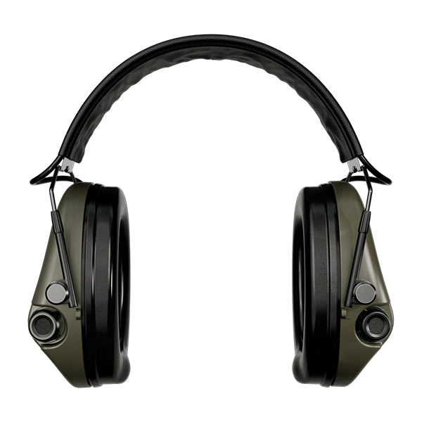 Protezione dell'udito SUPREME MIL AUX, fascia sottile, verde