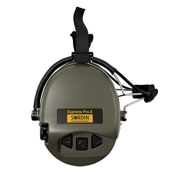 Protezione acustica SUPREME PRO-X, archetto da collo, verde