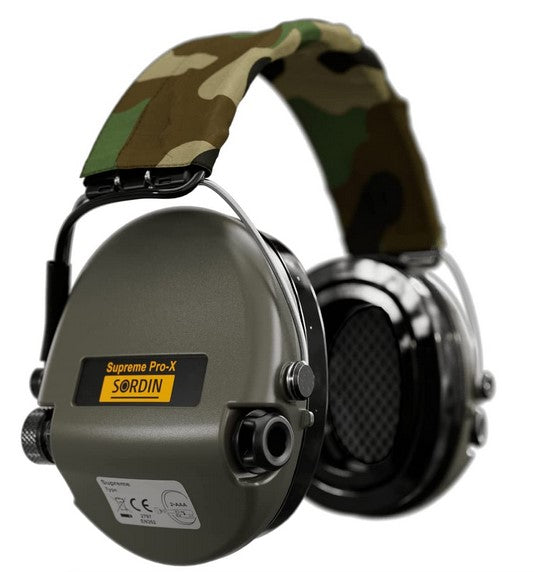 Protezione dell'udito SUPREME PRO-X, fascia per la testa, mimetica