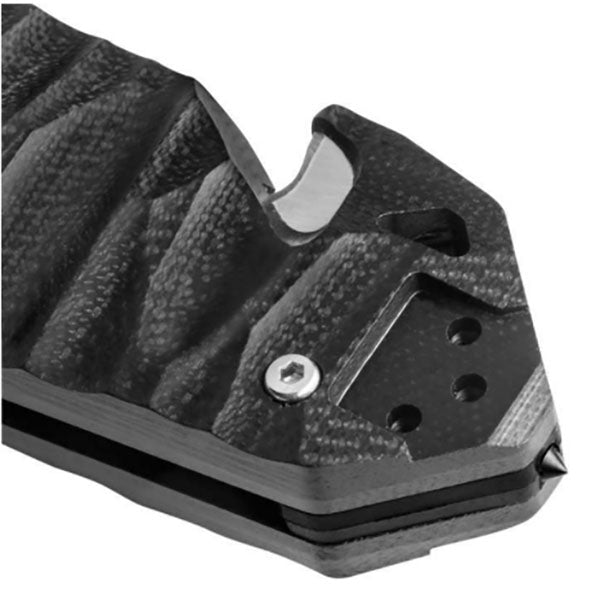 Klappmesser CAC S200, Glattschliff, black