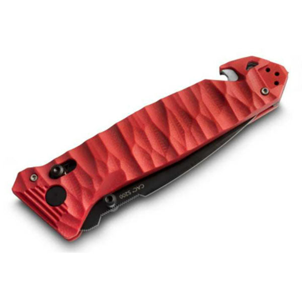 Klappmesser CAC S200, Glattschliff, G10, red