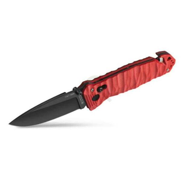 Klappmesser CAC S200, Glattschliff, G10, red