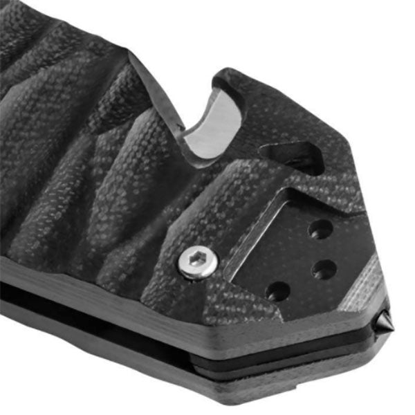 Klappmesser CAC S200, Wellenschliff, G10, black