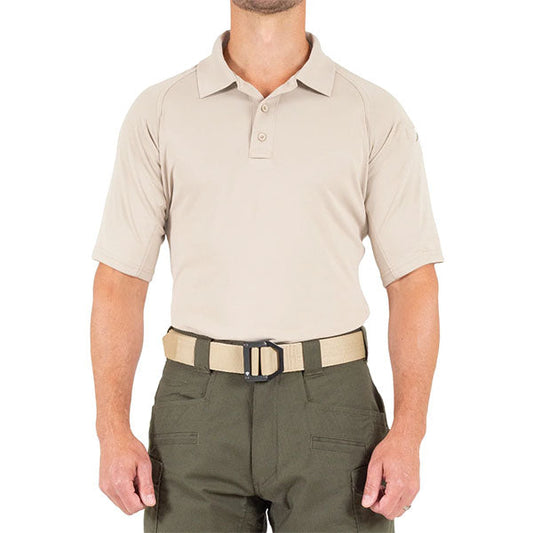 Polo da uomo PERFORMANCE SS POLO, color kaki