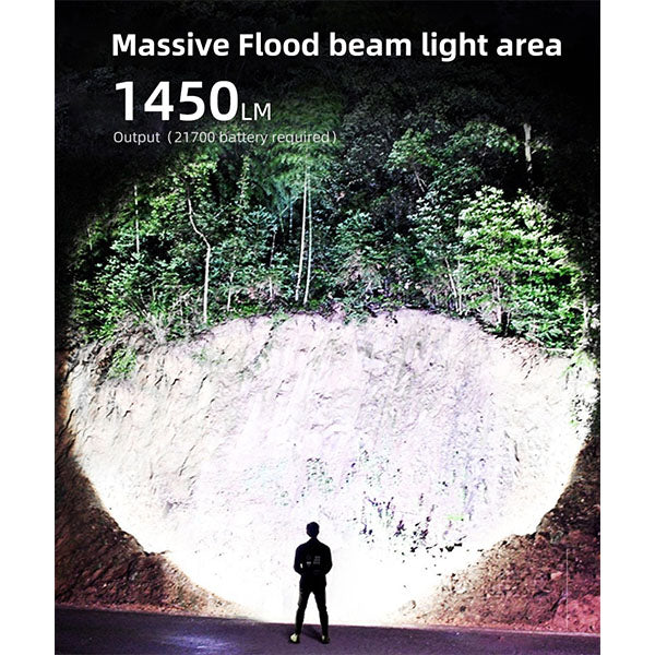 torcia tattica a LED A2 PRO, 1.450 lumen (senza batteria)