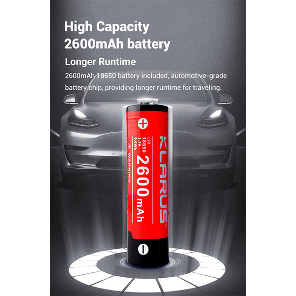 Taktische LED Taschenlampe A1 PRO, 1'300 Lumen (inkl. Akku)