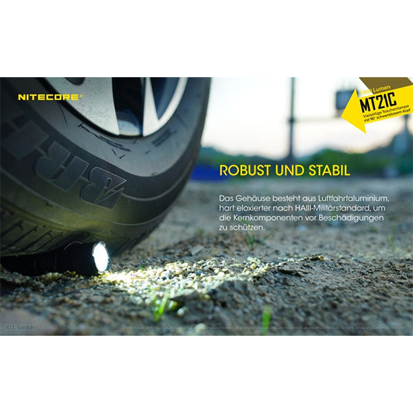 TORCIA LED MT21C - 1.000 lumen (senza batteria)