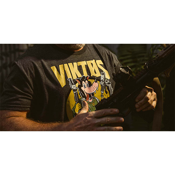 T-Shirt HUFF & PUFF TEE, charcoal heather