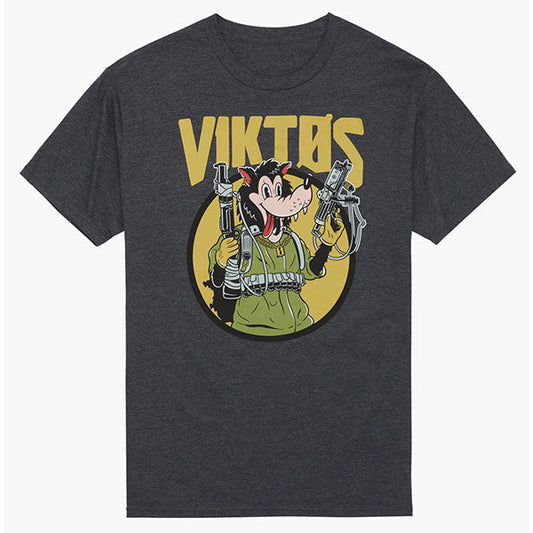 T-Shirt HUFF & PUFF TEE, charcoal heather