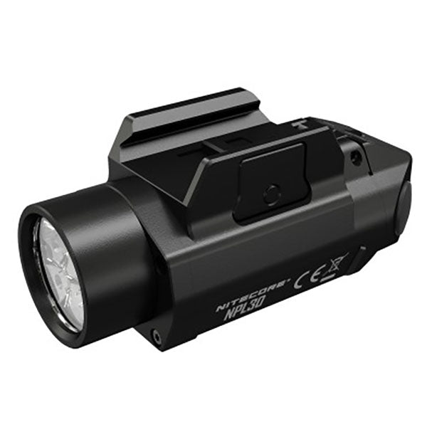 NITECORE LED WEAPON LIGHT NPL30 - 1.200 lumen (incl. batterie CR123A), nero