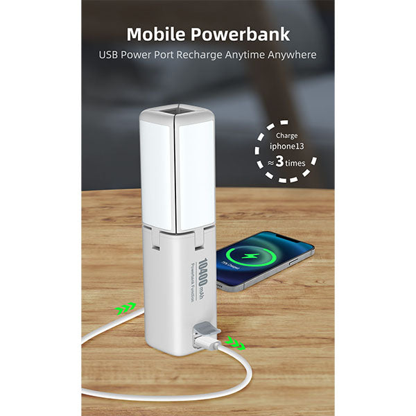 lampada da campeggio a LED pieghevole CL2, 750 lumen (batterie incluse)