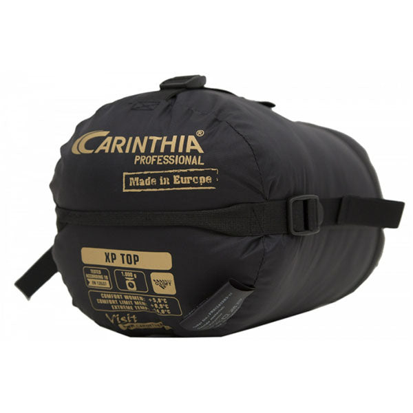 Kunstfaserschlafsack XP TOP, Grösse L, black Reissverschluss Mitte
