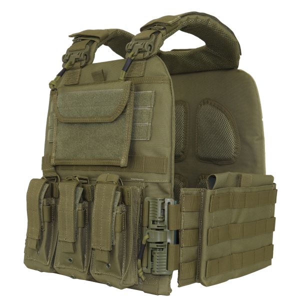 Portapiatti CHARLIE MIKE PROTEKTO QR LC, oliva