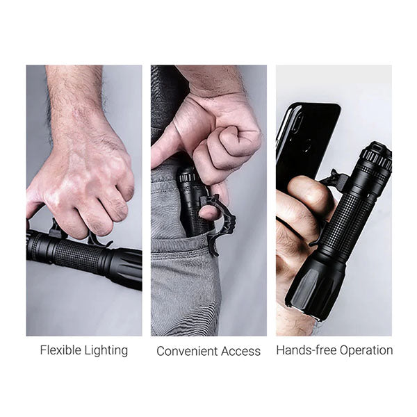 Taktische LED-Taschenlampe T10L, 500 Lumen (inkl. Akku)