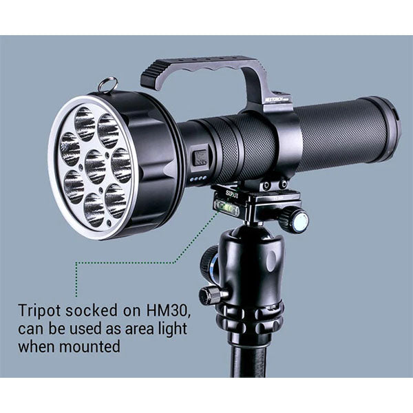 LED-Suchscheinwerfer SAINT TORCH 31, 20'000 Lumen (inkl. Akku)