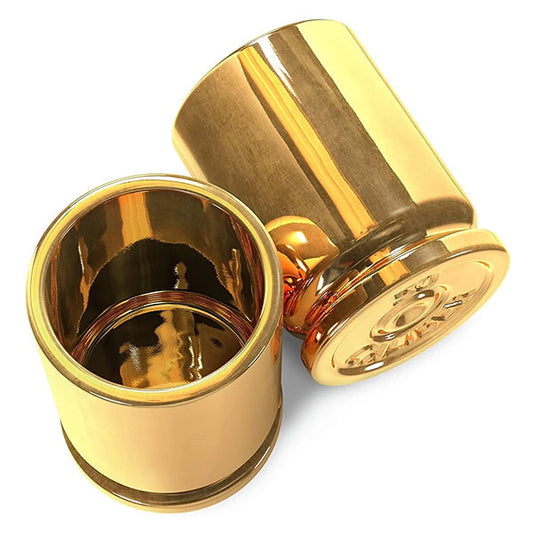 Set di 2 bicchierini da shot Cal.50 maniche (ceramica)
