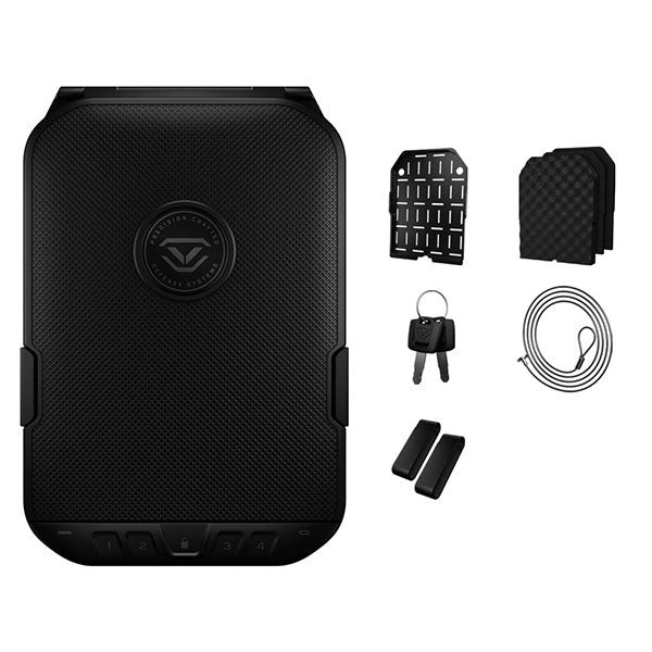 Cassaforte mobile LIFEPOD 2.0, rivestita in nero