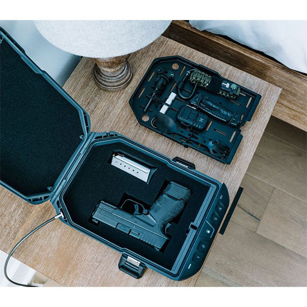 Cassaforte mobile LIFEPOD 2.0, rivestita in nero